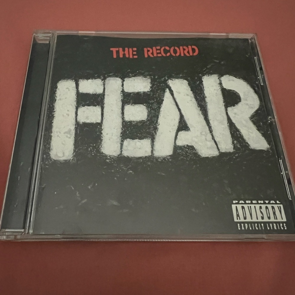 FEAR The Record CD Punk Rock Hardcore Classic Album Original Release